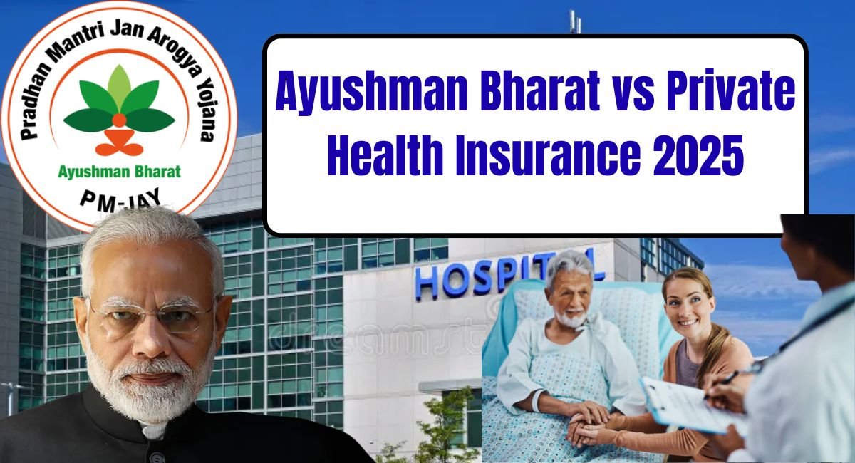Ayushman Bharat vs Private Health Insurance 2025